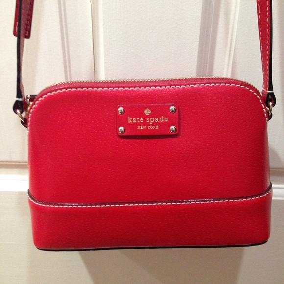 kate spade Handbags - Kate Spade Bright Red Crossbody Purse Bag
